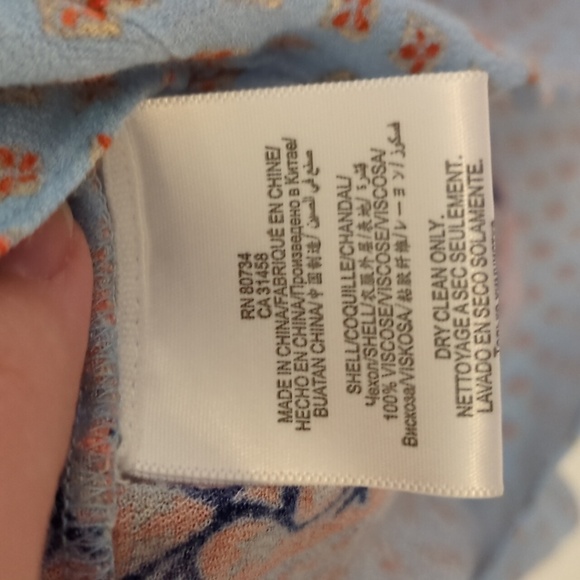 BCBGMaxazria Alexi Slit Tie Waist Pale Blue Coverup Beach Pool Cruise Resortwear - Picture 5 of 10